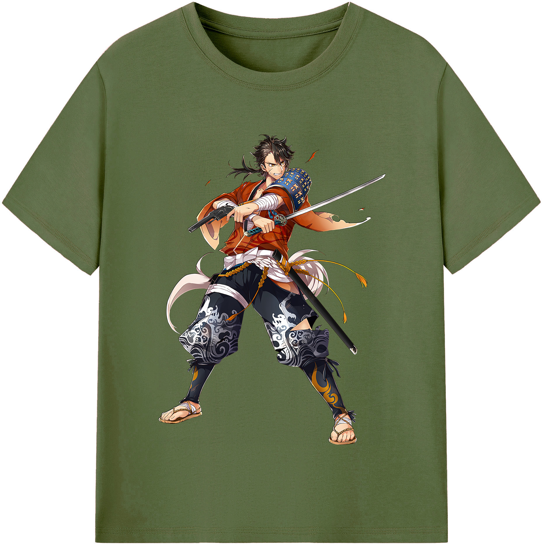 （画像用） 刀剣乱舞 Touken Ranbu 綿100％半袖Tシャツ（フロントプリント）